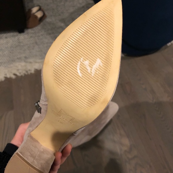 MARC FISHER Tan Suede leather knee boots size 6 - Picture 3 of 3